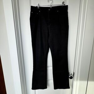 LIKE NEW Black Straight Flare Jeans